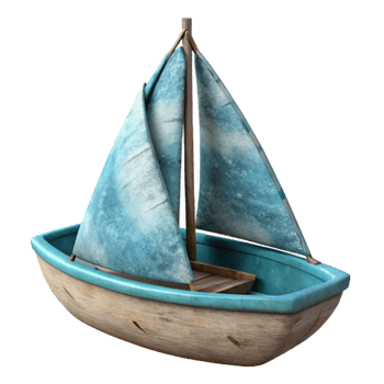 wonderful abstract Sailboat at Sea Cutout exclusive png