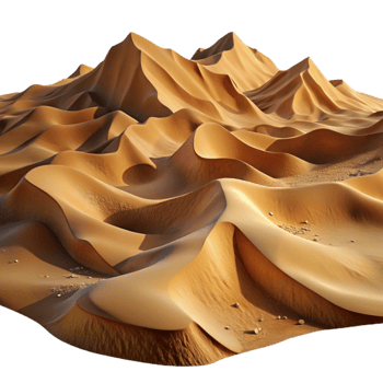 impressive classic Sand Dunes Desert Landscape Windswept Texture Cutout png