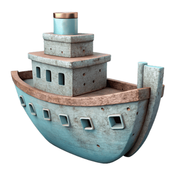 serene classic Ship Side View Cutout premium png