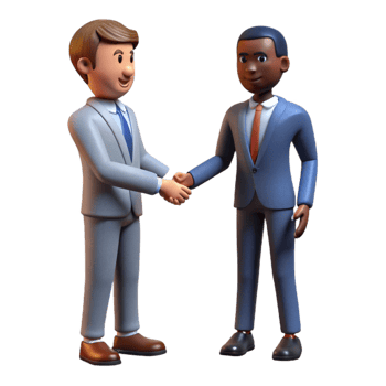 wonderful traditional Silhouette Businessman Handshake Isolated authentic png