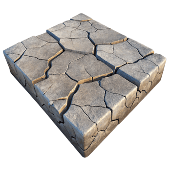 stunning modern Sidewalk Crack Texture Close Up Transparent Background high resolution png