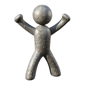 magnificent classic Silhouette of Person Achieving Isolated premium png