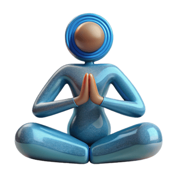 wonderful contemporary Silhouette of Person Doing Yoga Cutout Element exclusive png