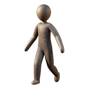 magnificent artistic Silhouette of Person Leading Isolated png