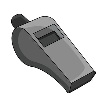 illustration of Referee Whistle vector