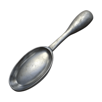 magnificent vintage Silver Metal Spoon Transparent Background genuine png