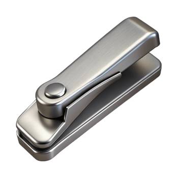 vibrant classic Silver Nail Clippers Isolated on Transparent genuine png