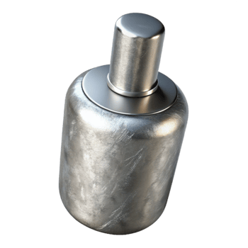 impressive contemporary Silver Nail Polish Remover Bottle Isolated Element professional png
