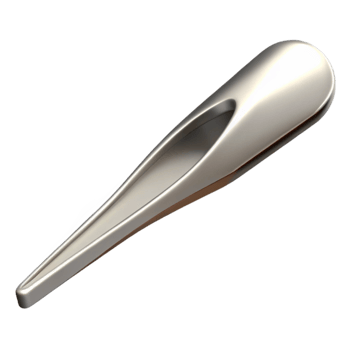 dramatic creative Silver Tweezers Slanted Tip Isolated Cutout premium png