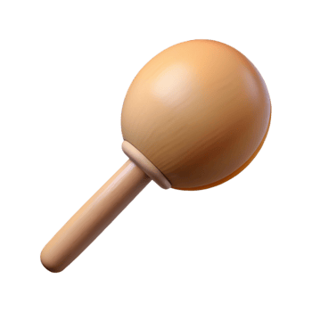 wonderful traditional Single Drumstick Isolated on Transparent Background exclusive png