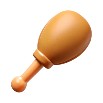 impressive classic Single Drumstick Isolated on Transparent Background authentic png