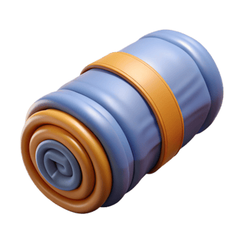 wonderful modern Sleeping Bag Rolled Up View Transparent genuine png