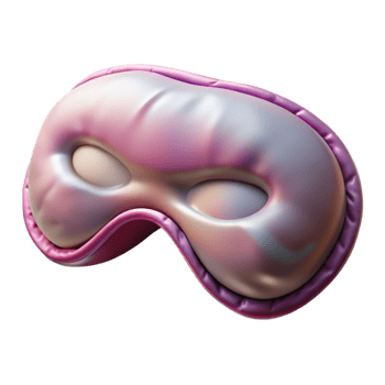 wonderful creative Sleeping Mask Cutout with Silk Texture high quality png