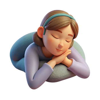 stunning contemporary Sleeping Woman Peaceful Restful Pose Cutout authentic png