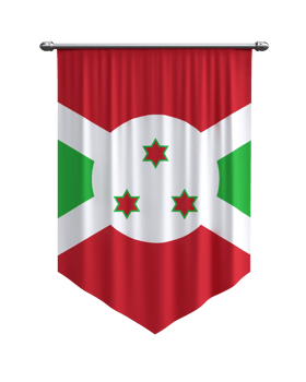 Burundi Flag Banner png