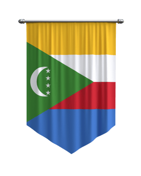 Comoros Flag Banner png