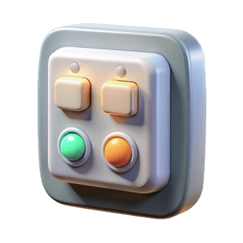 vibrant classic Smart Lighting Control Panel Dimmer Transparent Background authentic png