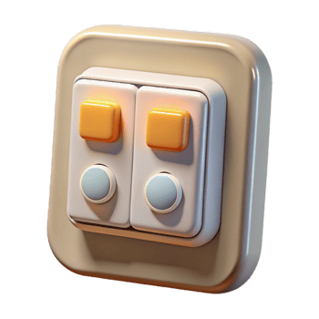 serene abstract Smart Lighting Panel Individual Controls Cutout png
