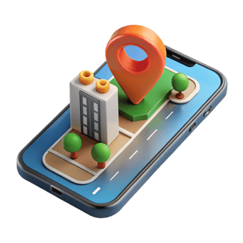 wonderful contemporary Smartphone Map Navigation City Street Cutout png
