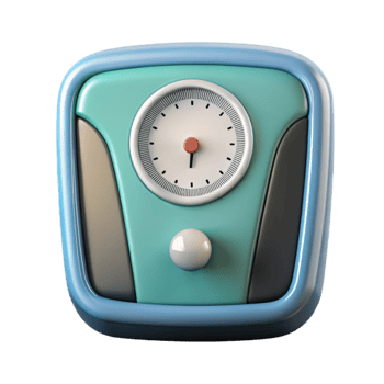 extraordinary vintage Smart Scale Displaying Weight Transparent professional png