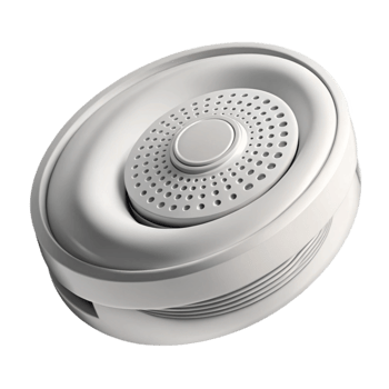 magnificent abstract Smart Smoke Detector White Ceiling Mounted Isolated premium png