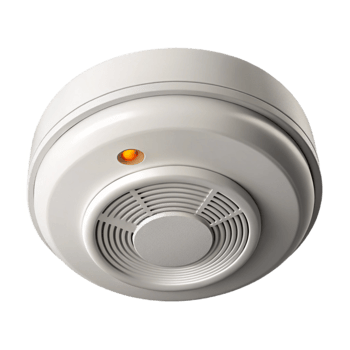 vibrant modern Smart Smoke Detector White Ceiling Mounted Isolated genuine png
