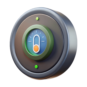 wonderful minimalist Smart Thermostat Displaying Temperature Cutout authentic png