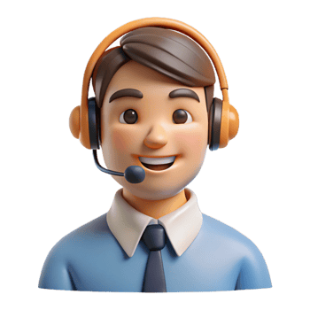 dramatic abstract Smiling Event Staff Member with Headset Cutout professional png