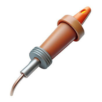 dramatic creative Soldering Iron Hot Tip Transparent Background high resolution png
