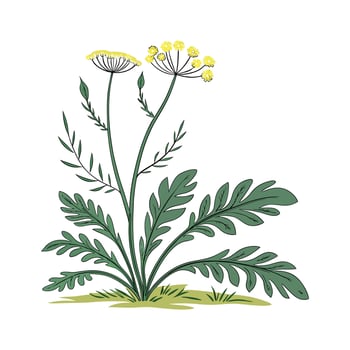 Beautiful Senecio Plant Display vector