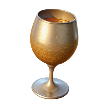 magnificent artistic Sparkling Cider Glass New Years Eve Cutout original png