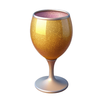 stunning abstract Sparkling Cider Glass New Years Eve Cutout professional png