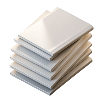 magnificent vintage Stack of Blank White Paper Sheets Isolated high resolution png