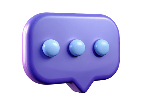 Vibrant Purple Speech Bubble Icon, Perfect for Social Media png