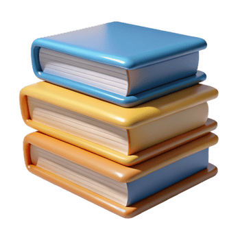 extraordinary abstract Stack of Books Side Angle Transparent detailed png