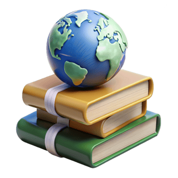 stunning vintage Stack of Books with Bookmark Isolated detailed png