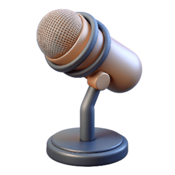 beautiful creative Stage Microphone with Stand Cutout png