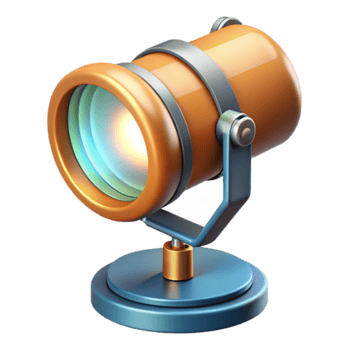 dramatic artistic Stage Spotlight Bright Beam Transparent Background exclusive png