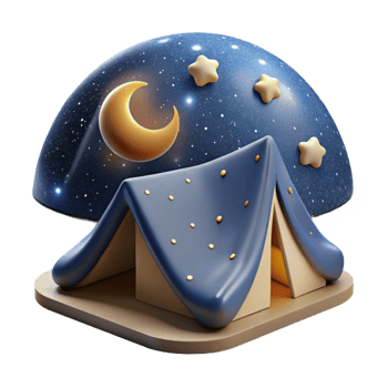 extraordinary rustic Starry Night Sky Over Campground Transparent Background exclusive png