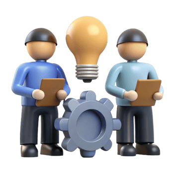 dramatic minimalist Startup Team Brainstorming Silhouette Isolated Element original png