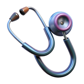 elegant minimalist Stethoscope Medical Instrument Transparent Cutout exclusive png