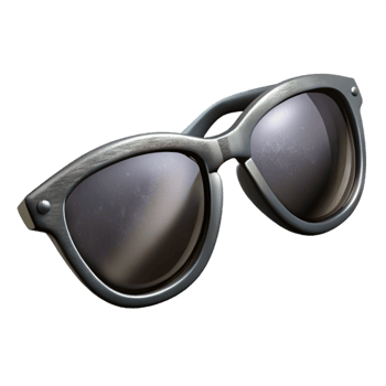 serene contemporary Sunglasses Black with Reflective Lenses Transparent high resolution png