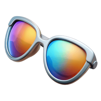 impressive classic Sunglasses Mirrored Lenses Transparent Background high quality png