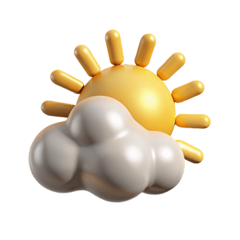 elegant artistic Sun Rays Isolated Shining Through Clouds professional png