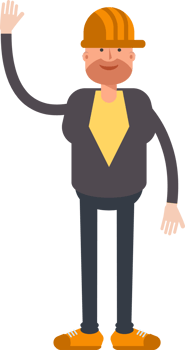 Engineer Character Greeting png