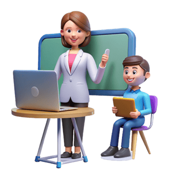 impressive classic Teacher Giving Online Lesson with Webcam Cutout png