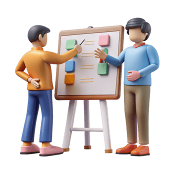 stunning contemporary Team Brainstorming at Whiteboard Cutout exclusive png