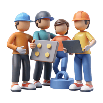 magnificent creative Team Collaborating on Project Transparent detailed png