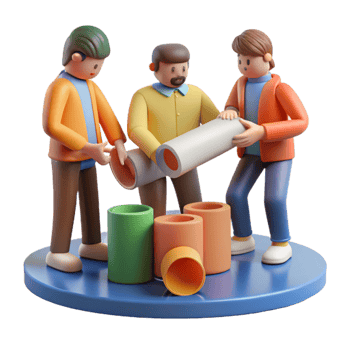 elegant creative Team Collaborating on Project Transparent original png
