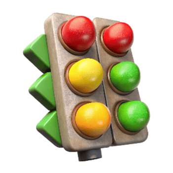 stunning creative Traffic Lights Red Green Yellow Isolated genuine png